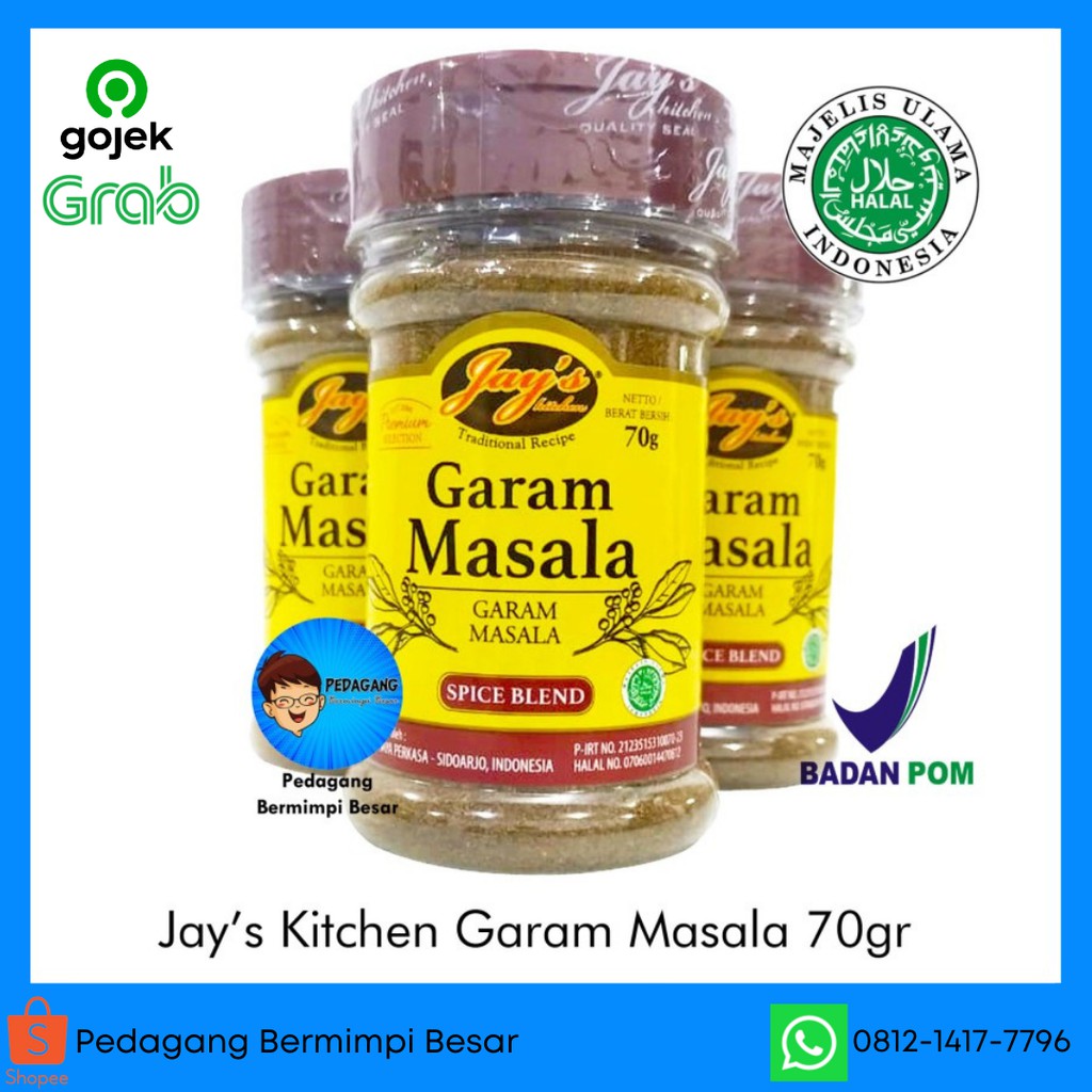 Jay's Kitchen Garam Masala 70gr | Garam Masala | Bumbu Masakan India