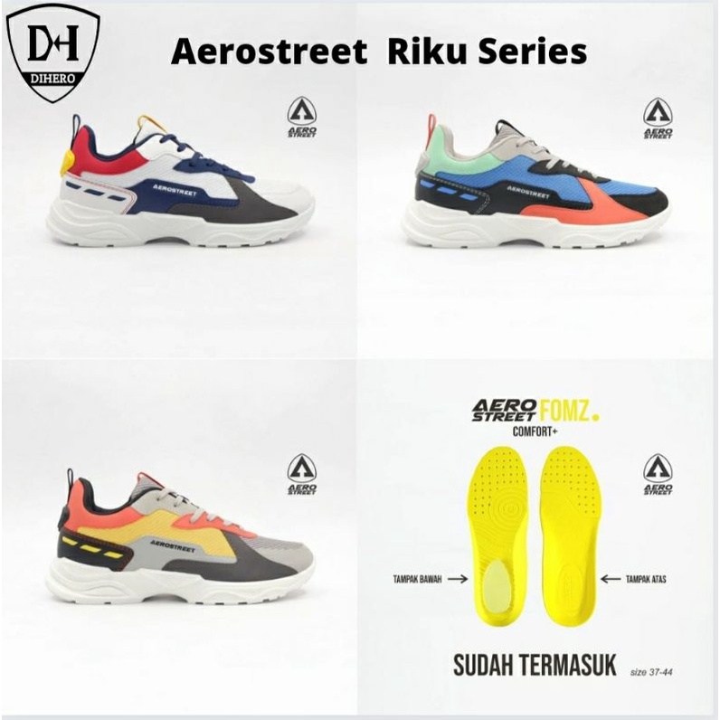 AEROSTREET RIKU, AEROSTREET RIKU MERAH, AEROSTREET RIKU BIRU, AEROSTREET RIKU KUNING