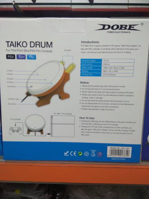 PS4 TAIKO DRUM NEW DOBE