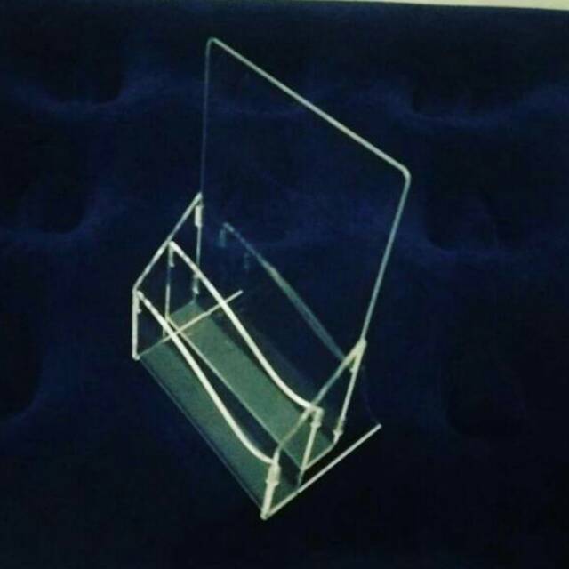 

Tempat brosur folio:2 dua tingkat Acrylic murah