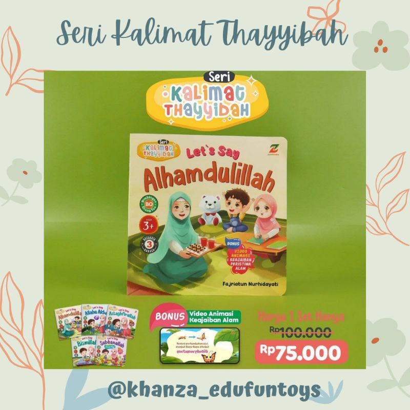 Buku Cerita Anak•Seri Kalimat Thayyibah