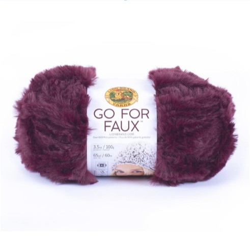 Lion Brand go for faux Red Panda