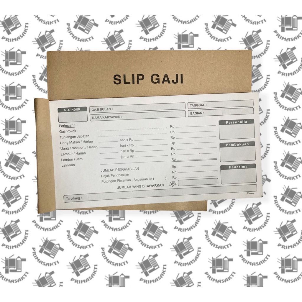 

Slip Gaji 1/3 folio KURNIA