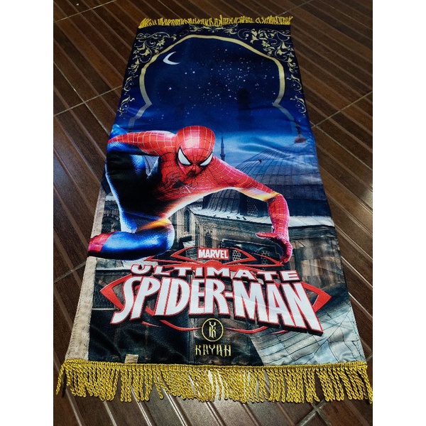 SAAJADAH ANAK SPIDERMAN llSAAJADAH KARAKTER RUMBAI TASLAN