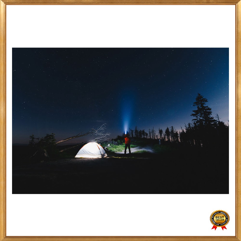 TaffLED Cheng Ming Senter LED Long Range Cree XPG  XM-L T6 800 Lumens - 3405 - Black Berkualitas