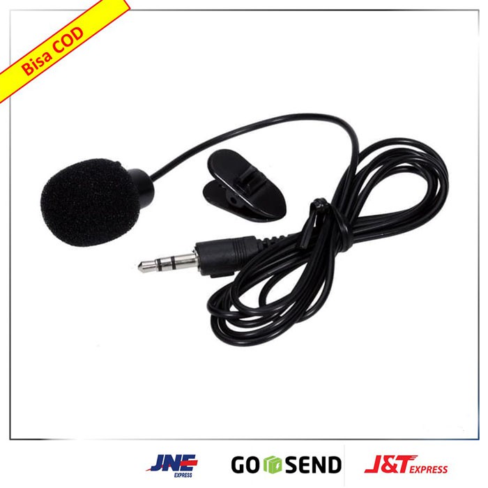 Trend-PAKET 2in1 Mic Clip on Gratis Audio Splitter untuk Youtuber Vlogger Smule untuk Rekaman