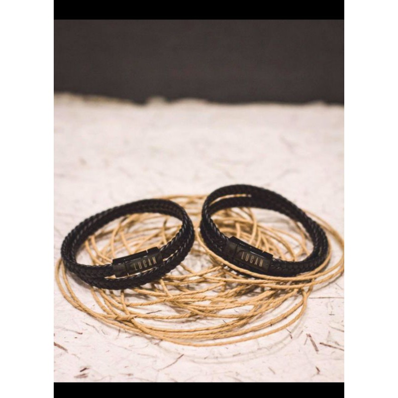 Gelang kulit pria keren/gelang cowo/kualitas terbaik