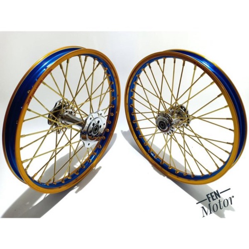 Promo Sepaket Velg Tdr Satria Fu Tromol Becak Bisa Jari Jari Kepang FMV Murah