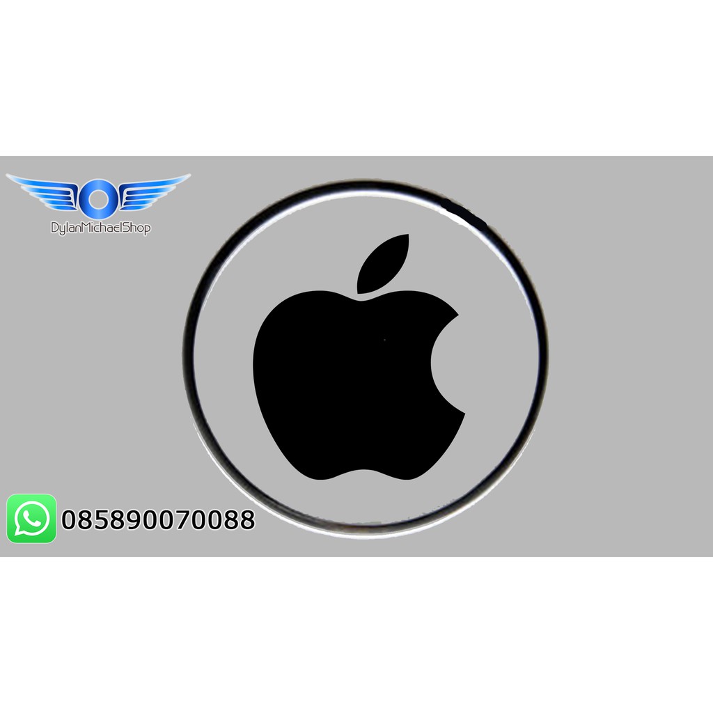 Stiker Mobil Tutup Tangki Bensin Logo Apple Besar Cover Fuel Sticker