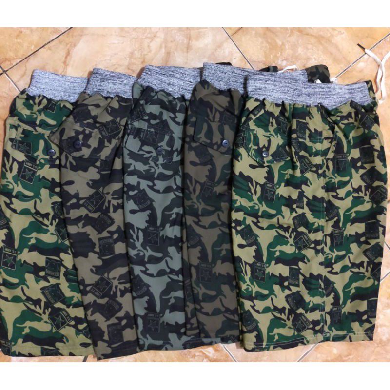 Celana Pendek Pria Dewasa-Celana Chinos loreng