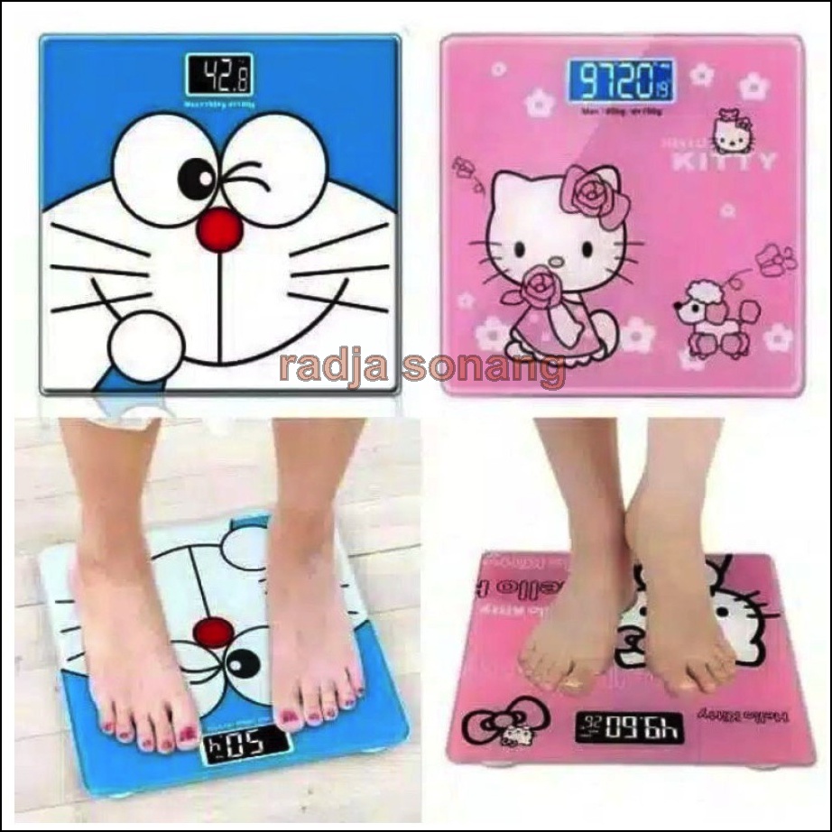 (COD) Timbangan Berat Badan | Timbangan Karakter Digital Max 180 KG