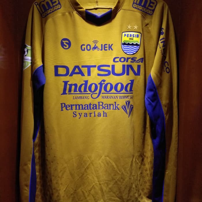 Promo Jersey Baju Sepakbola Original  Persib Away 2017 Long Sleeve ESSIEN  5 Berkualitas