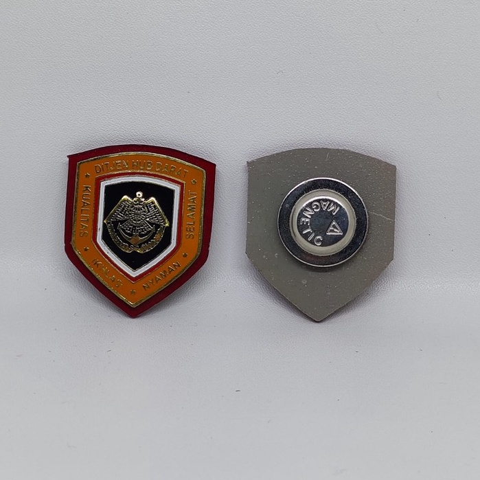 Pin Hubdat Akrilik / Pin Hubdat / Pin Perhubungan / Dirjen Hubdat / BPTD / Kementerian Perhubungan/A