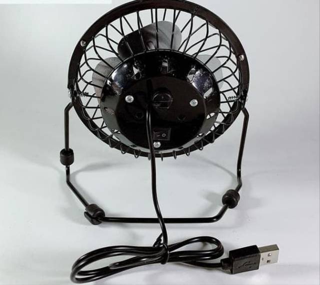 Kipas Angin USB Bahan Besi USB Mini Fan Merek Yazuho A 18