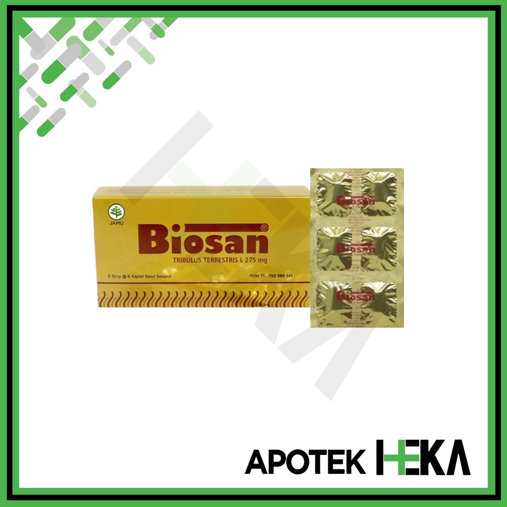 Biosan Kaplet Box isi 5x6 - Membantu Menambah Stamina (SEMARANG)