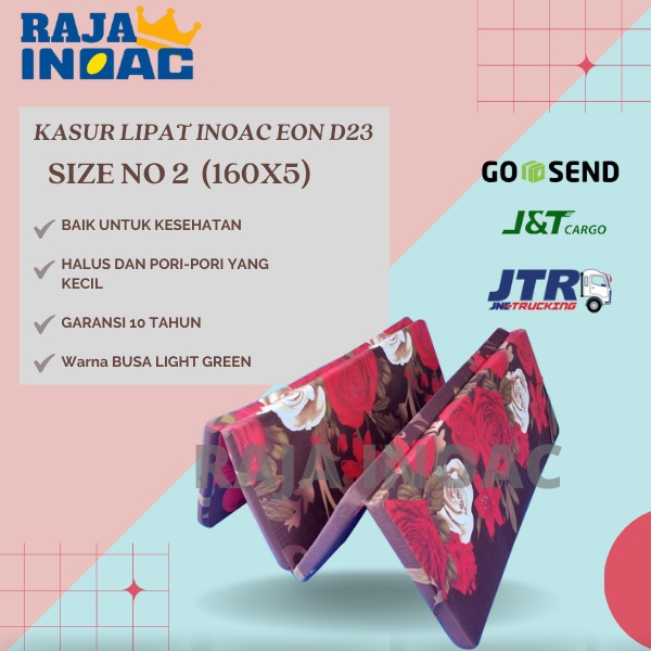 KASUR BUSA LIPAT INOAC EON D23 160X5 ORIGINAL INOAC GARANSI 10 TAHUN - RAJAINOAC