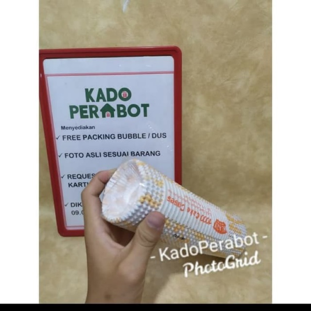 

Kertas kue bolu kukus - kertas kue uk 95x43mm