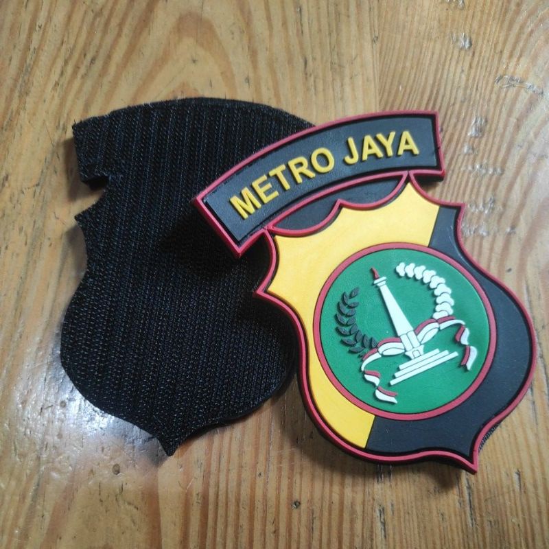 Patch Rubber emblem karet Polda Metro Jaya