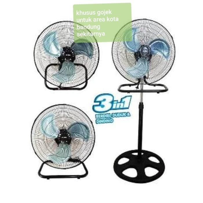 Kipas Angin 3in1 VISALUX 18&quot; VSTW45 Rangka Besi**