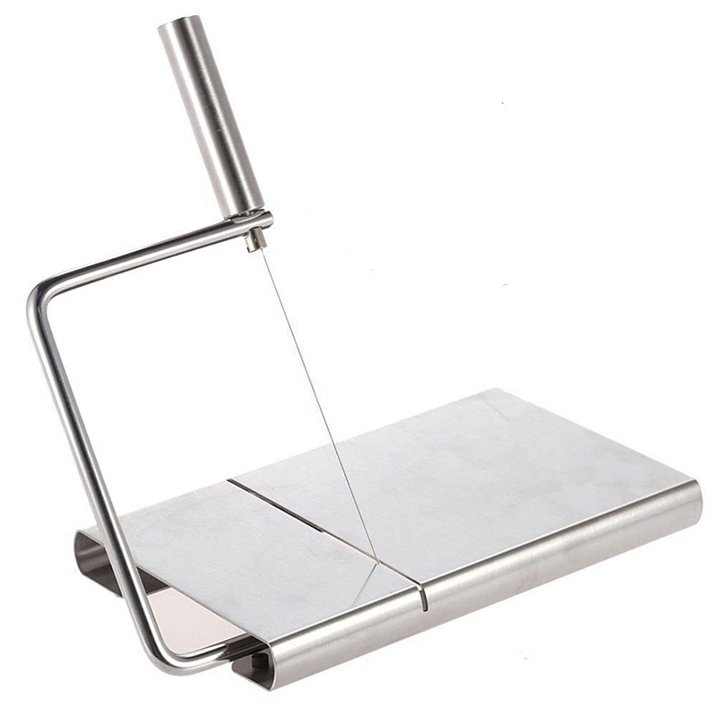 Mi.more Alat Pemotong Keju Stainless Steel/Cheese Cutter/Pemotong Kawat Keju/Papan Irisan Mentega Keju