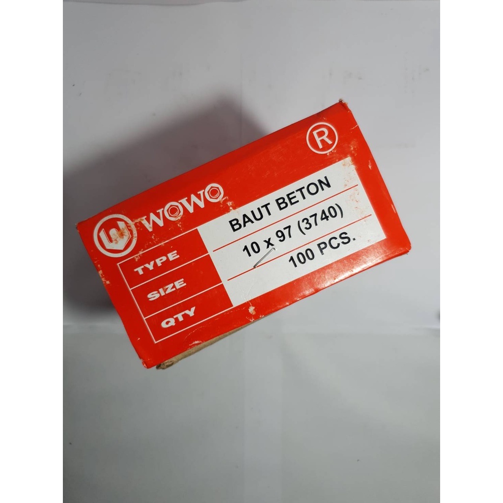 Dynabolt 10x97 Wowo Per Kotak isi 100 pcs // Baut Beton