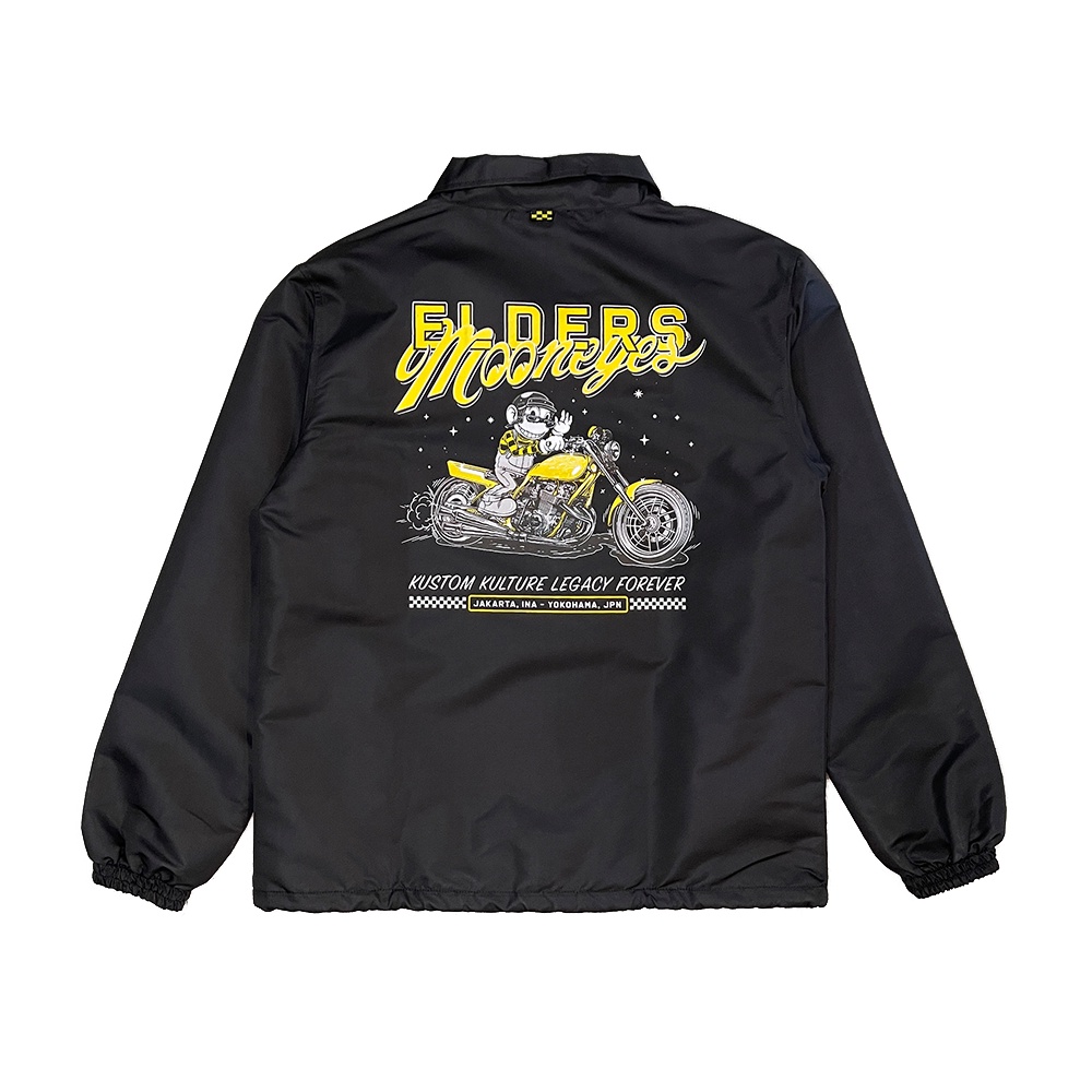 Coach Jacket "Elders Company X Moon eyes japan " Custom Bike