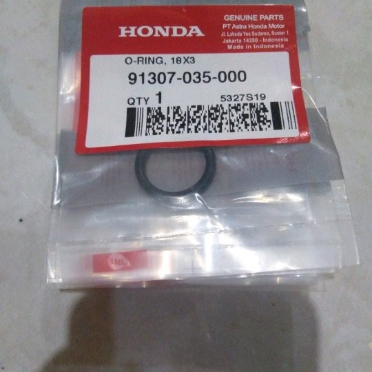 Oring 18x3 Tutup Oli Mesin Atas Honda Bebek Matic Sport 91307-035-000