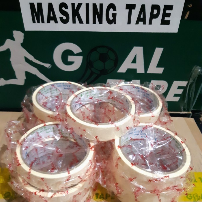 

LAKBAN KERTAS/ MASKING TAPE 1" (24MM × 11M) MURAH!!! BEST QUALITY