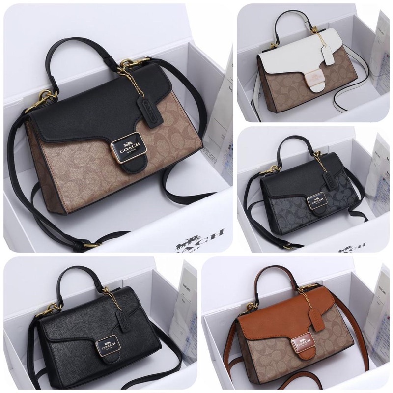 TAS WANITA IMPORT BRANDED COACH ALIE TOP HANDLE BAG 1402#A197