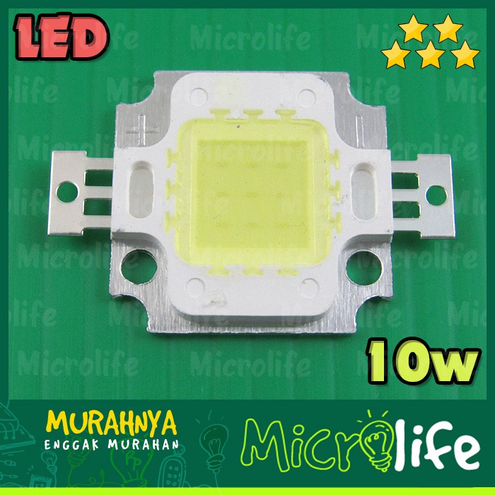 LED 10W WHITE HIGH POWER 10WATT PUTIH