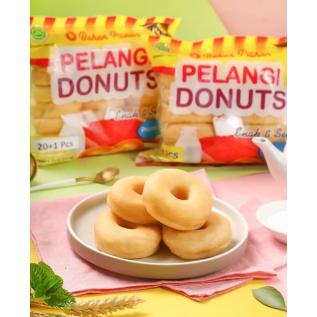 

Donat mini pelangi