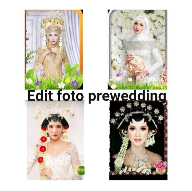 Edit foto prewedding/edit foto pernikahan