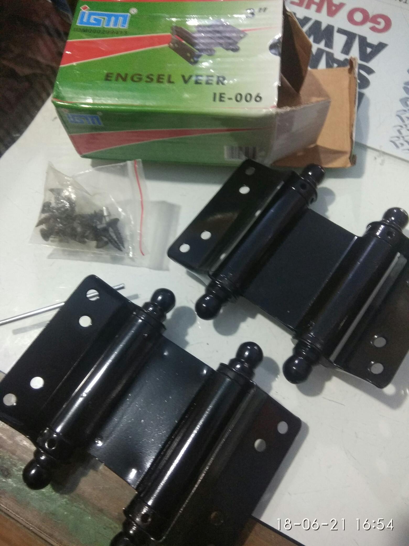 Engsel Koboi Koboy Bolak Balik Pintu Dua Arah Perveer 3 Inch Murah