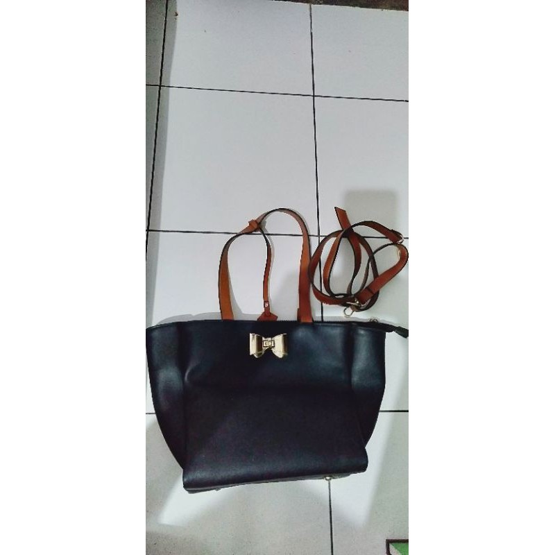 Preloved tas enji-palomino/tas wanita/enji-palomino