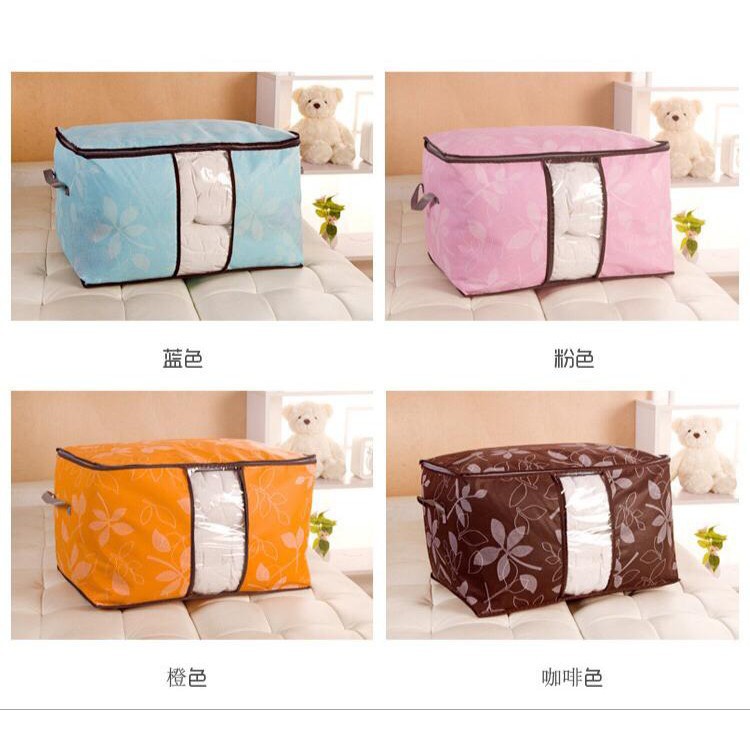 AGG-04 Bamboo Storage Bag  box serbaguna Tempat penyimpanan Pakaian dan Selimut