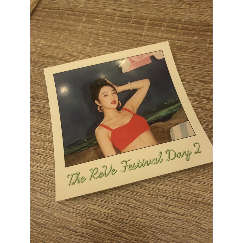 

Red velvet The Reve Festival Day 2 Joy OFFICIAL Postcard