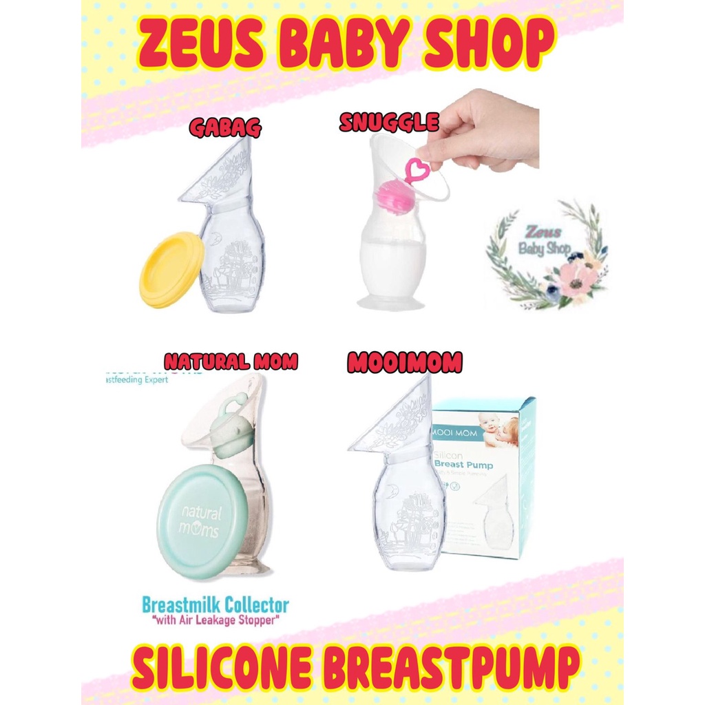 MOOIMOM SILICONE BREAST PUMP CROWN BREASTPUMP SILIKON Snuggle - POMPA ASI SILIKON