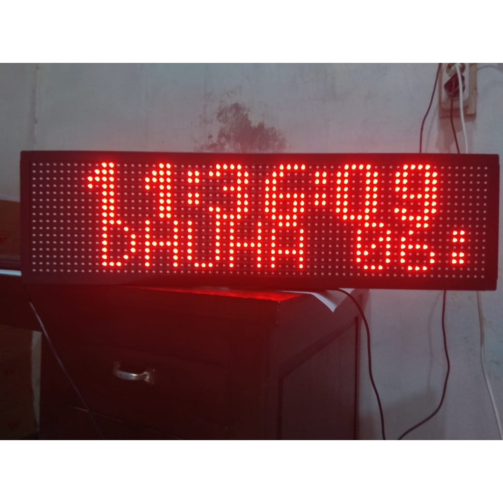 Jam Jadwal Sholat dengan Running Text