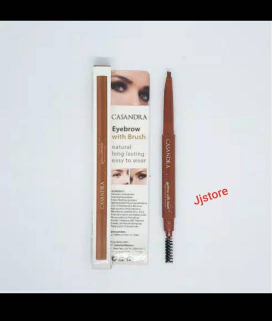 Pencil Alis Eyebrow With Brush CASANDRA