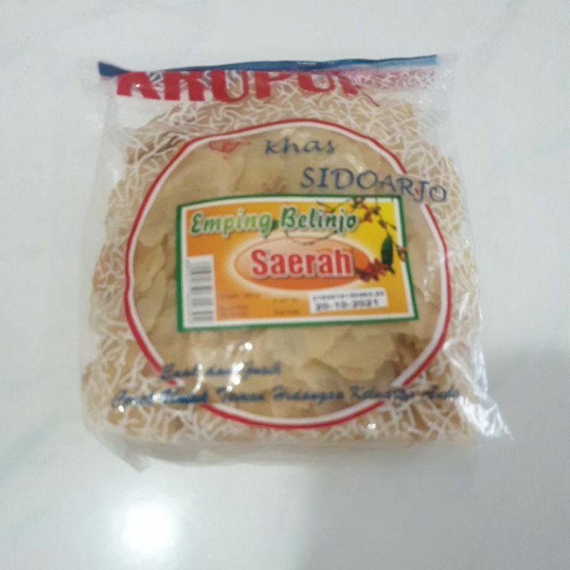 

Emping blinjo original 300gr ny Siok / Saerah