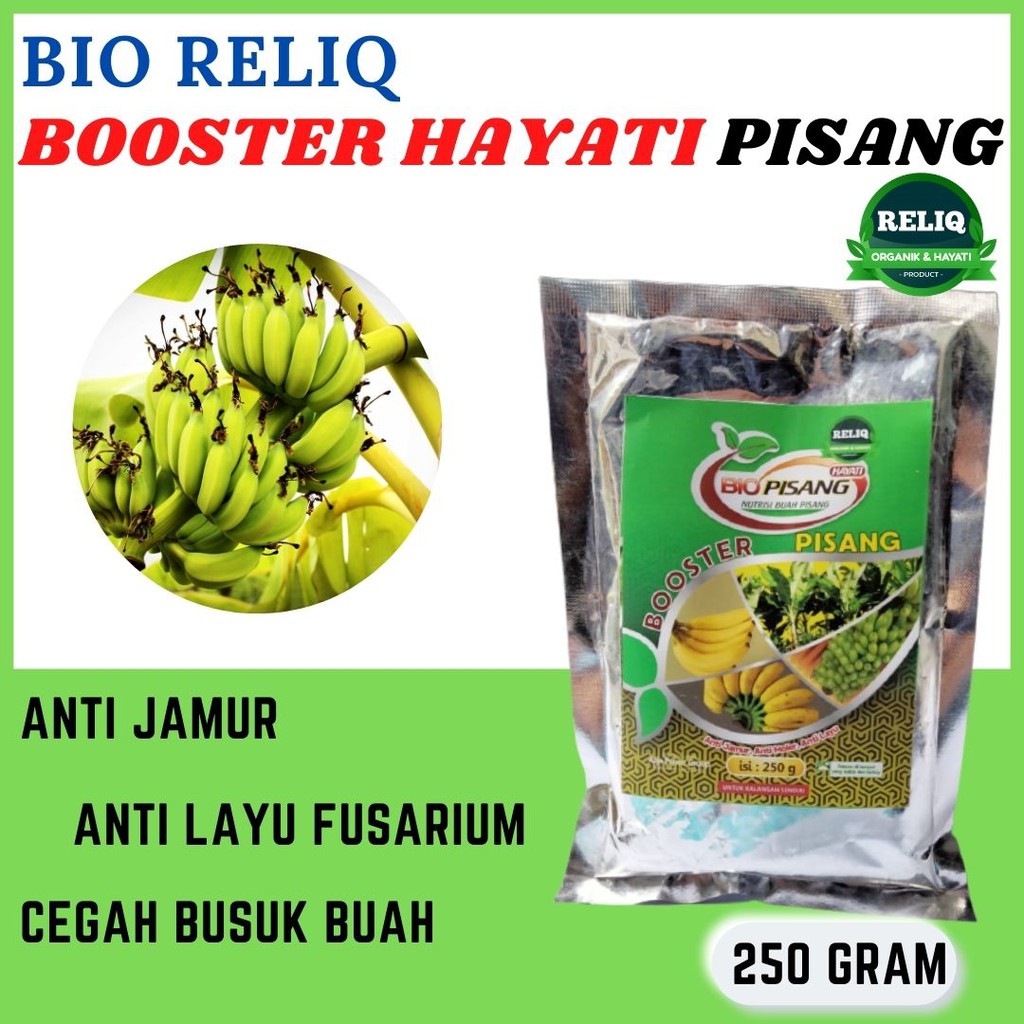 Booster Hayati Pisang, Pupuk Buah Pisang, Pupuk Tricoderma Layu Fusarium Pisang