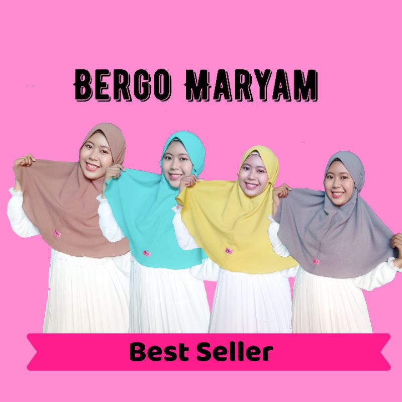 Hijab Bergo, Kerudung Bergo Maryam, Bergo Maryam