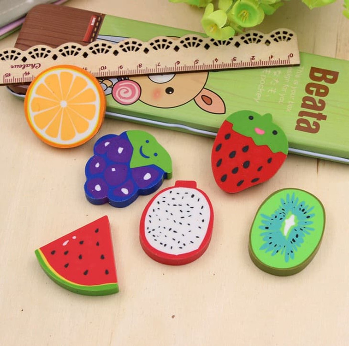 

Penghapus Unik / Lucu Motif Irisan Buah-Buahan
