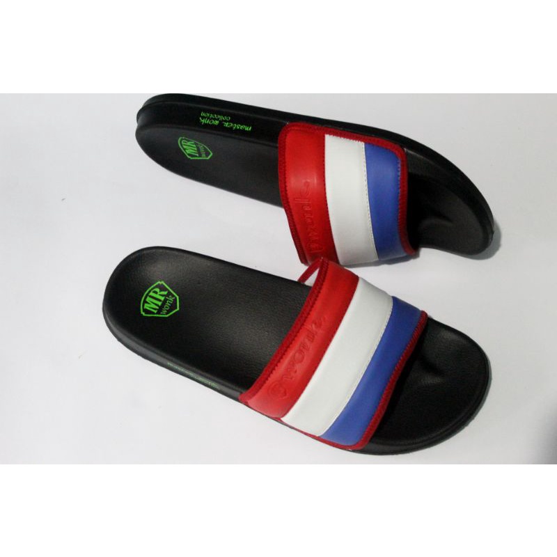 footwear Sandal Pria Slide Slip on Sendal Anti Licin Ringan Selop Gokar masterwonk