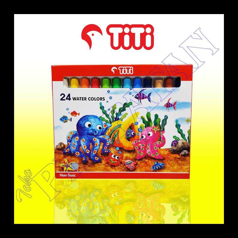 

UPDATE TITI WATERCOLOR / CAT AIR TITI 24 WARNA PERALATAN MELUKIS TERMURAH DAN TERBARU