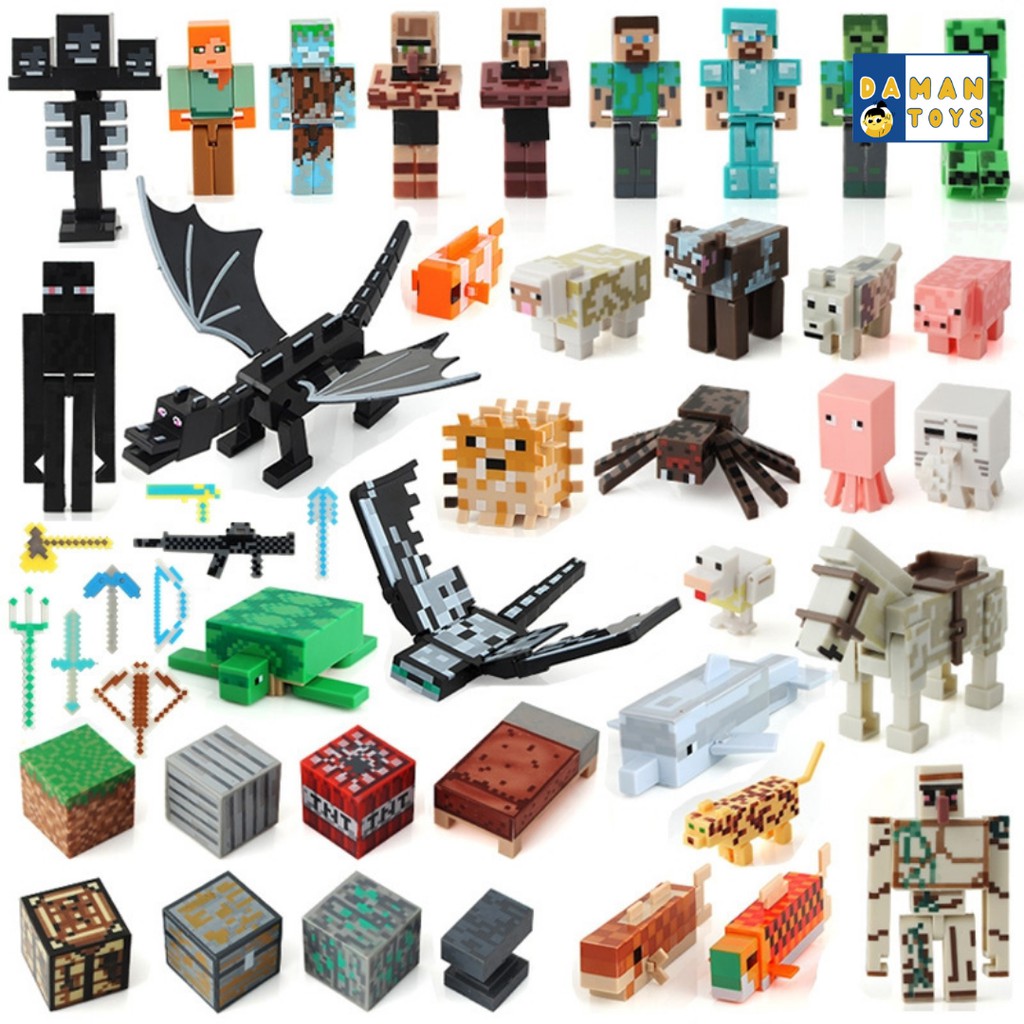 Bricks Mini Figure Mine craft/Figure mine craft/ mainan mine craft/ Minecraft Enderman stray