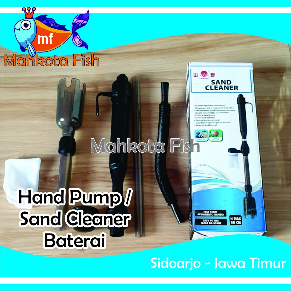 Hand Pump Elektrik | Hand Pump Baterai | Sand Cleaner | Alat Kuras Aquarium Elektrik | Alat Kuras Baterai | Cleaner Pump | Alat Sedot Air Aquarium