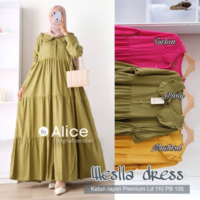 WESLA MAXY / DRESS RAYON PREMIUM / GAMIS RAYON PREMIUM / GAMIS RAYON POLOS PREMIUM / DRESS RAYON POL