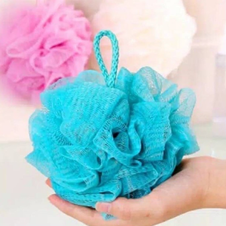 PA Spon Mandi  RAINBOW BATH SPONGE -  TERMURAH SPONS JARING PENGHILANG DAKI / PM002