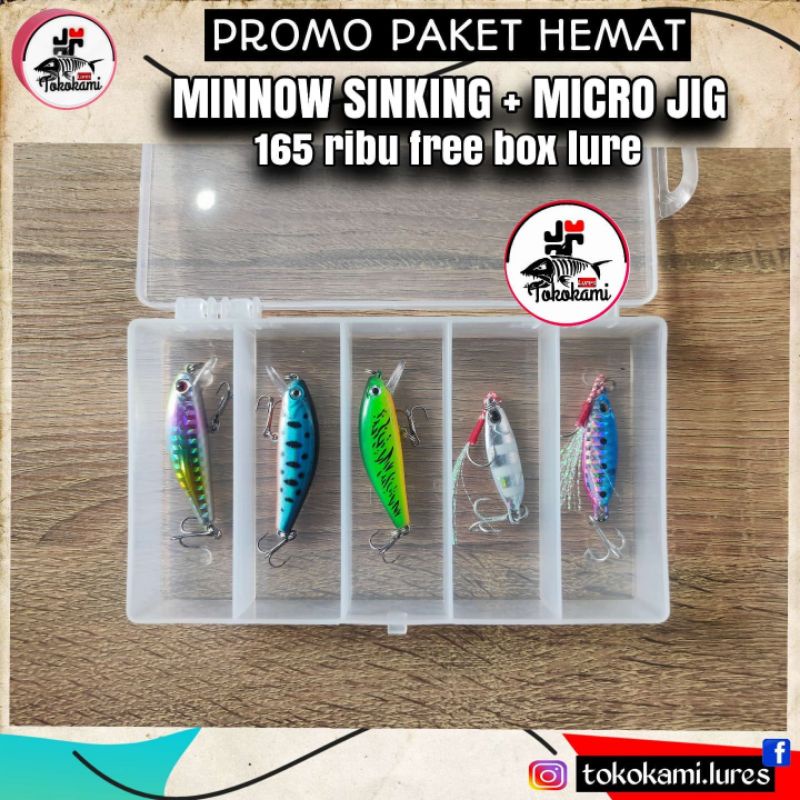 lure minnow sinking & micro jig